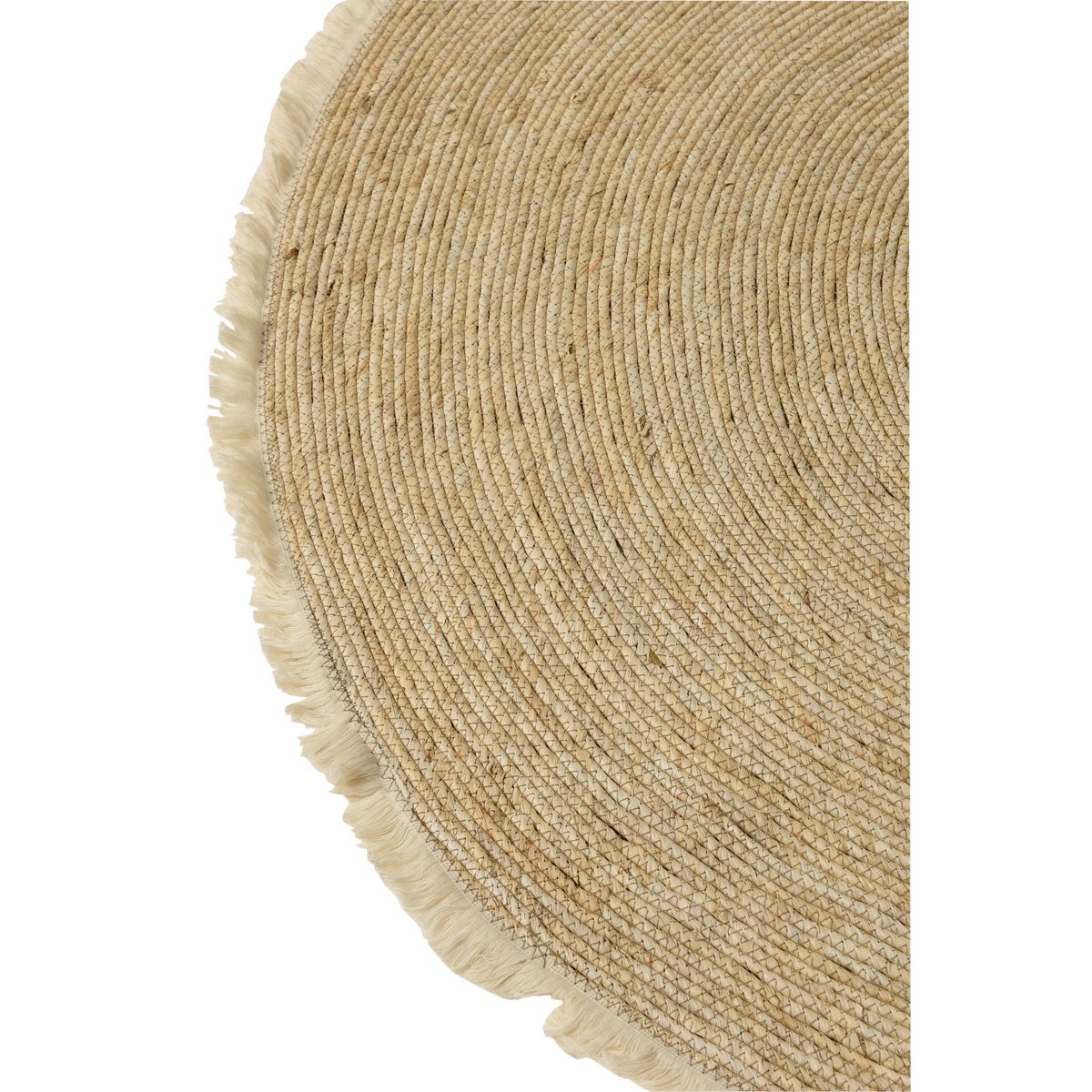 beachlove_Exklusive_Wohnaccessoires_im_Beach_Chic_StilTeppich MaisschaleBeige Weiß 120x120  J-Line by Jolipa   