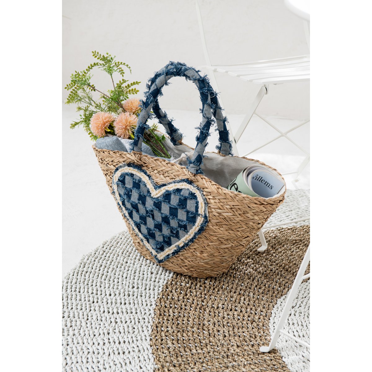 beachlove_Exklusive_Wohnaccessoires_im_Beach_Chic_StilTeppich Santana 120x120  J-Line by Jolipa   